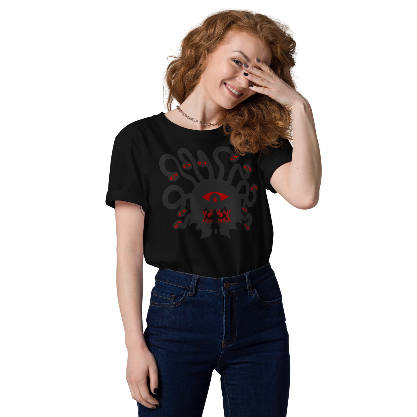 Beholder vs Dwarf - Unisex Organic Cotton T-Shirt