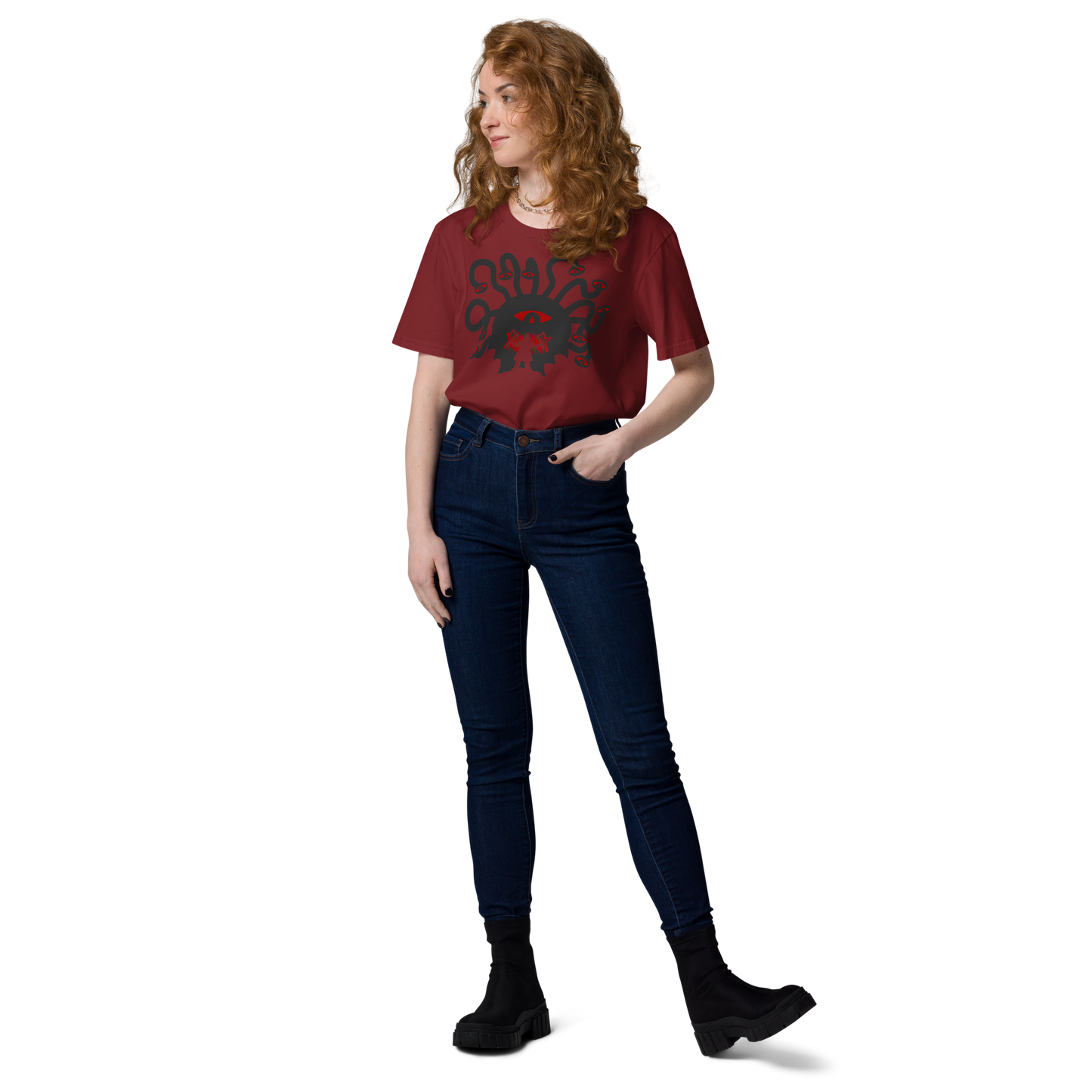 Beholder vs Dwarf - Unisex Organic Cotton T-Shirt