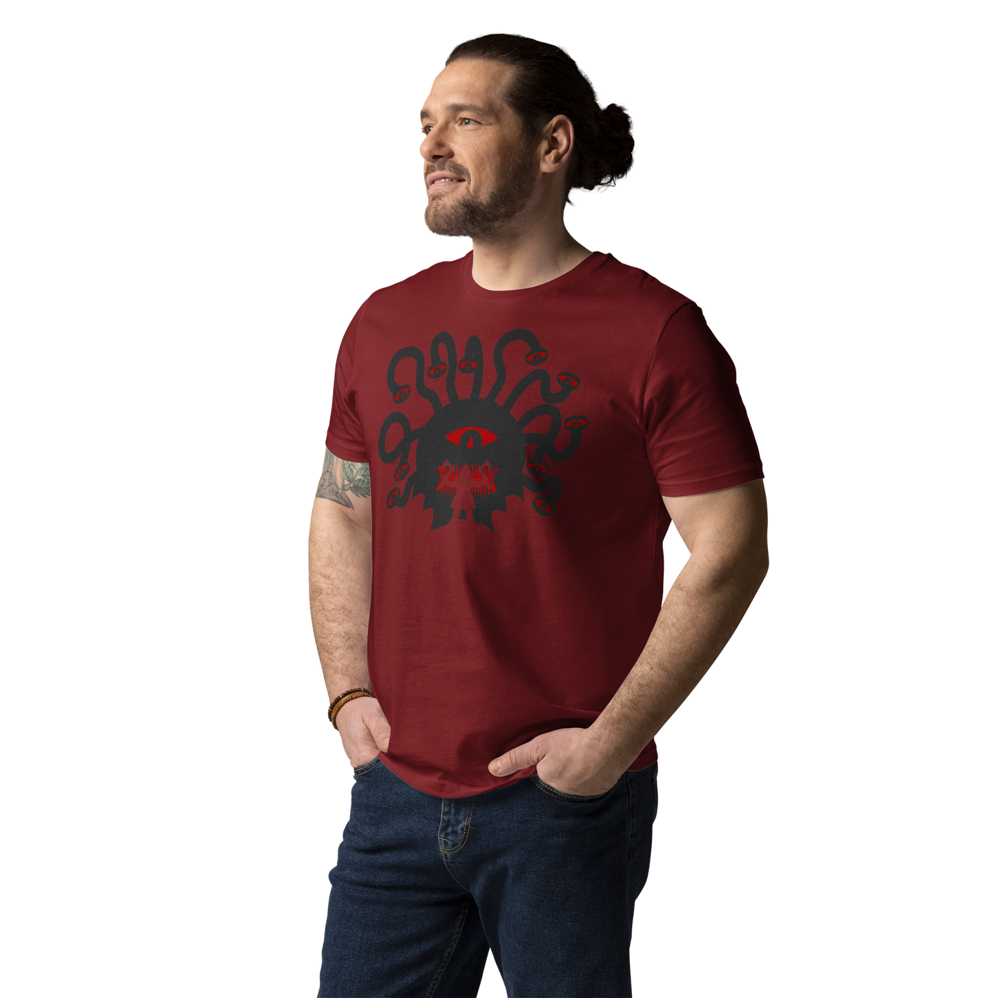 Beholder vs Dwarf - Unisex Organic Cotton T-Shirt