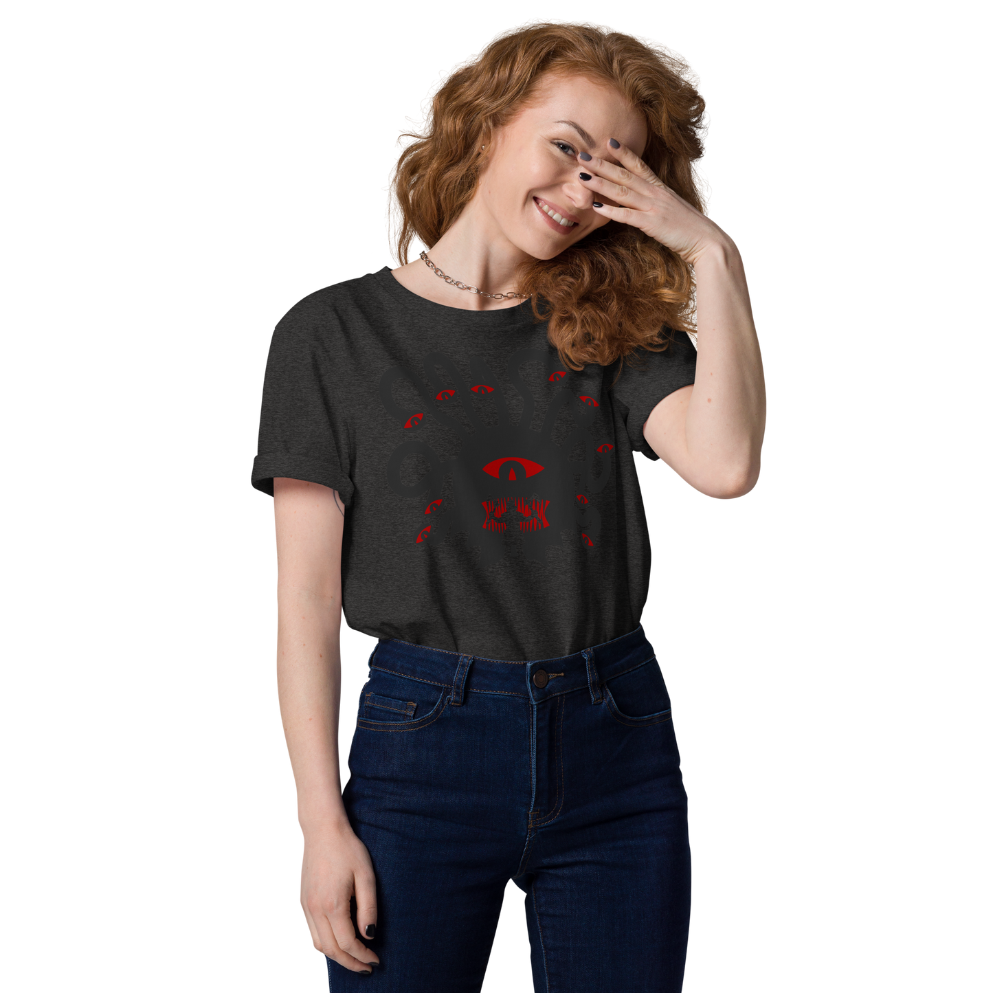 Beholder vs Dwarf - Unisex Organic Cotton T-Shirt