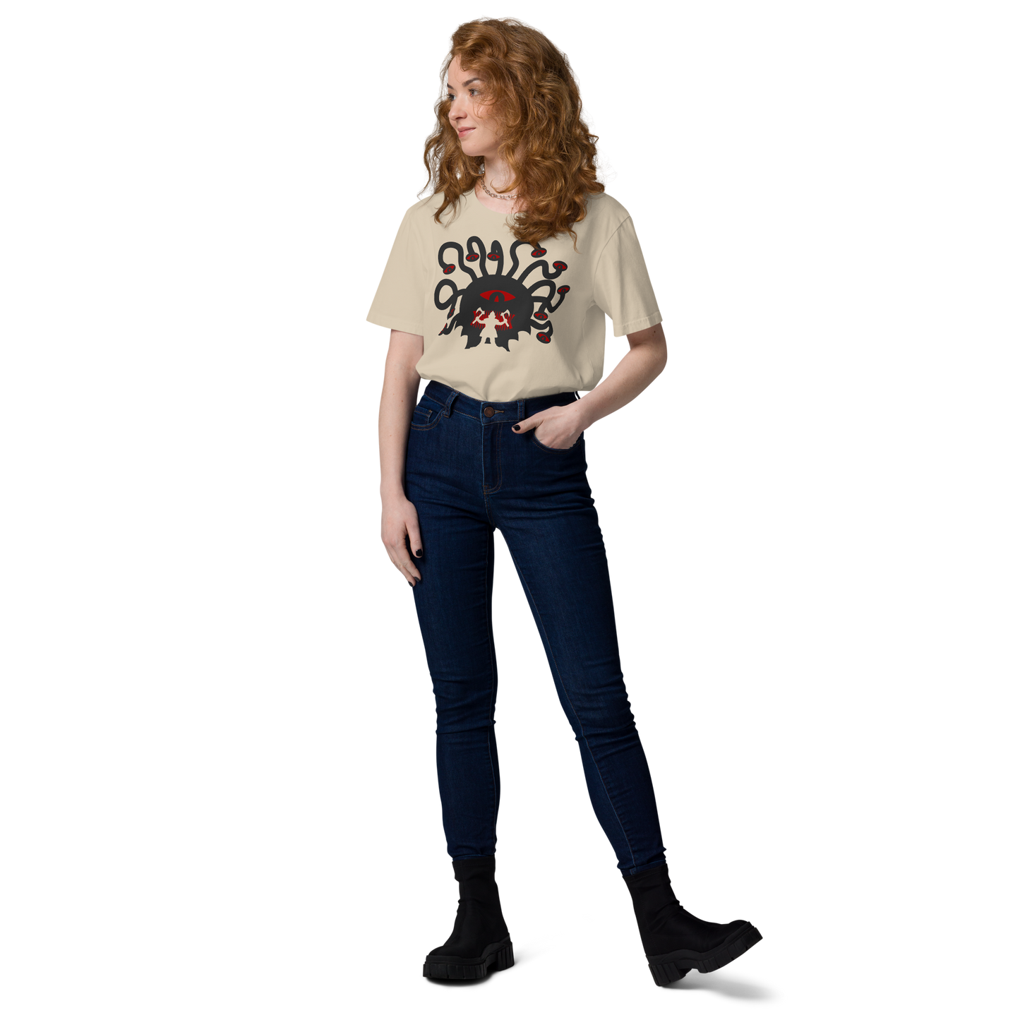 Beholder vs Dwarf - Unisex Organic Cotton T-Shirt