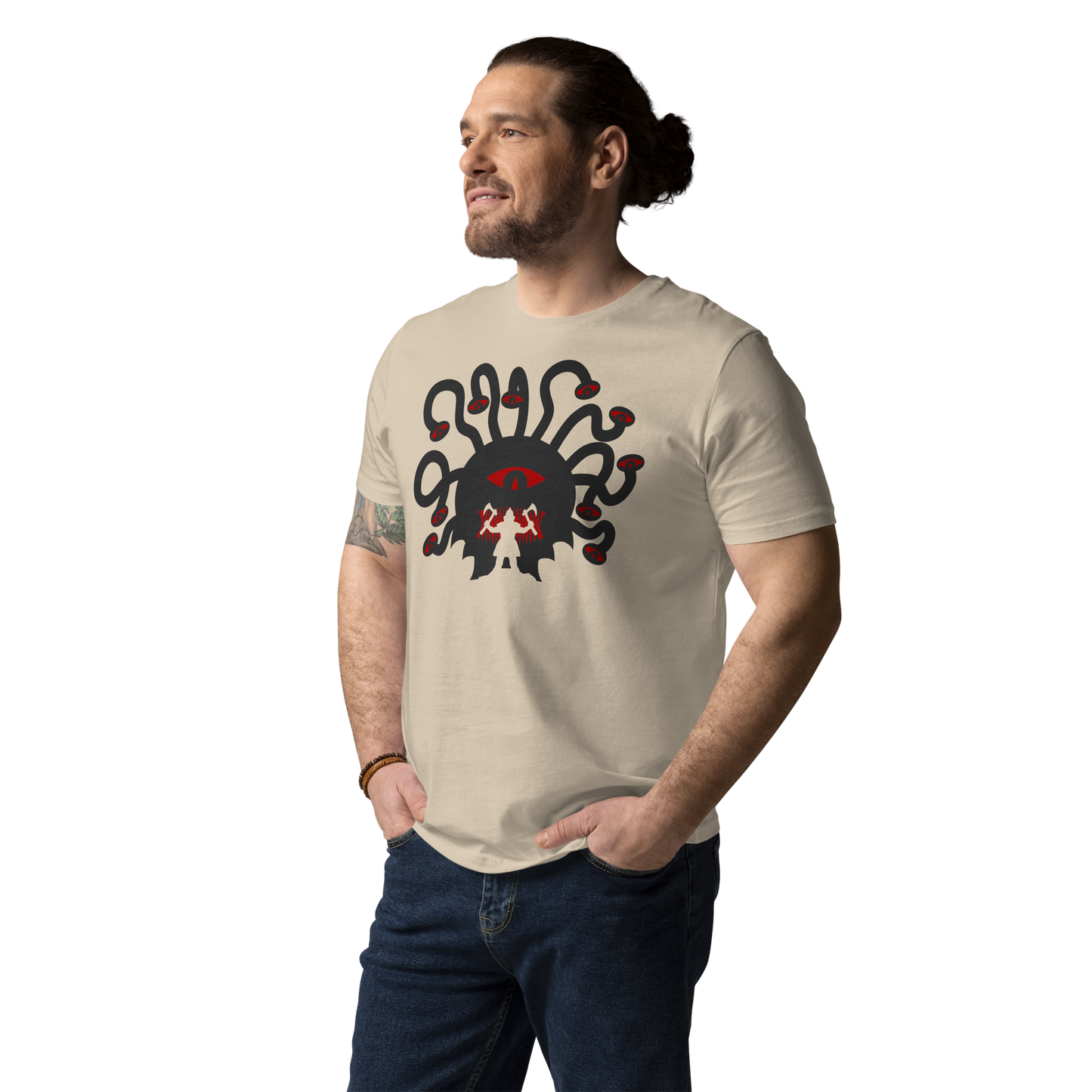 Beholder vs Dwarf - Unisex Organic Cotton T-Shirt