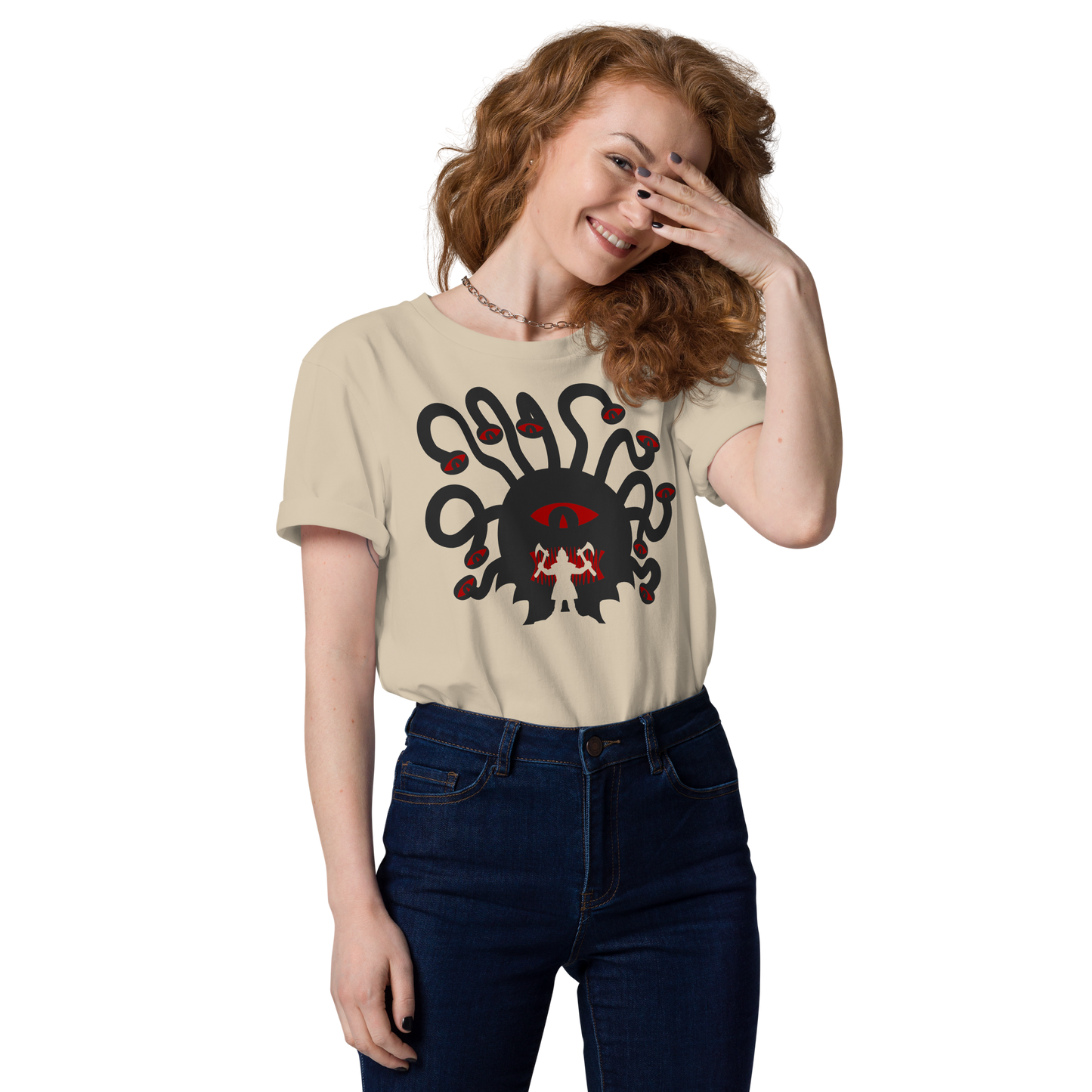 Beholder vs Dwarf - Unisex Organic Cotton T-Shirt