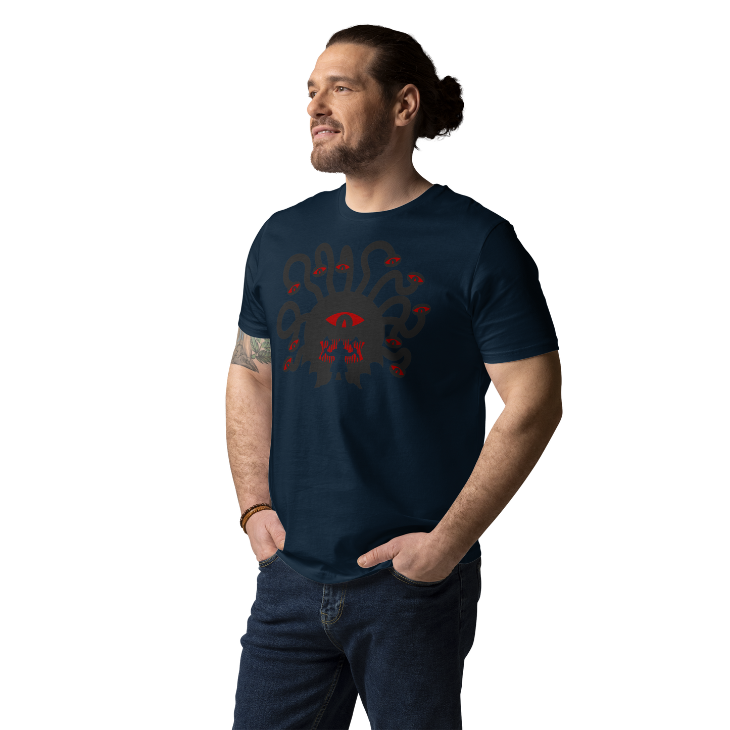 Beholder vs Dwarf - Unisex Organic Cotton T-Shirt