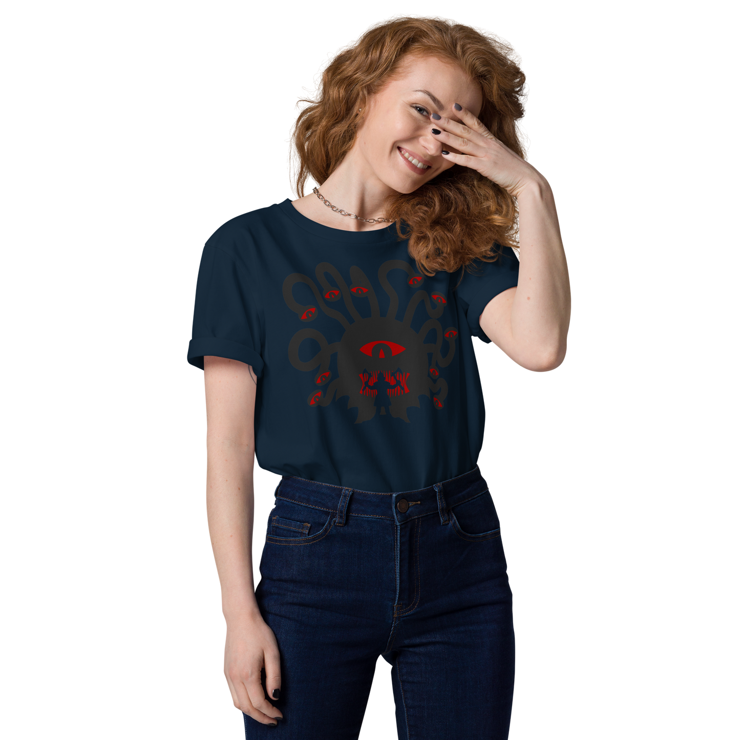 Beholder vs Dwarf - Unisex Organic Cotton T-Shirt