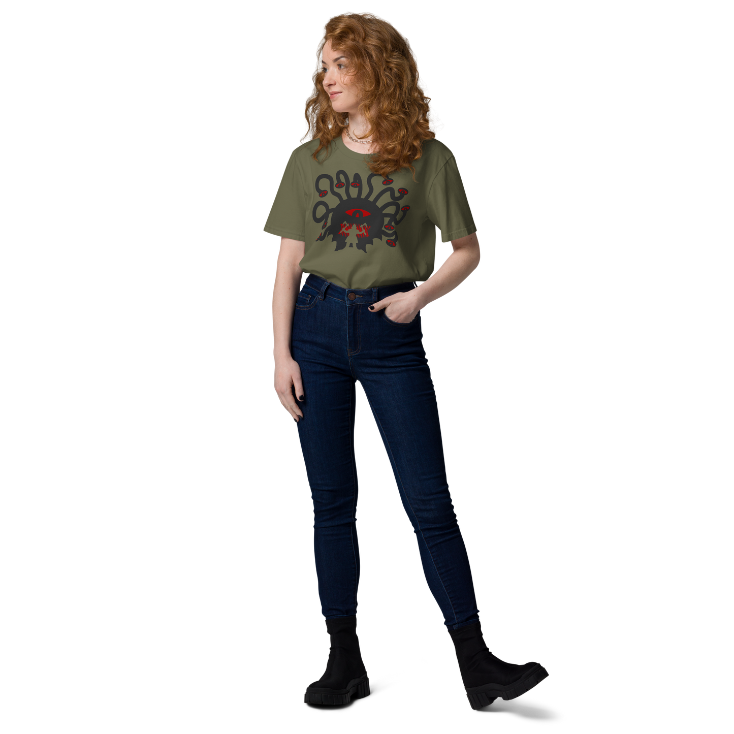 Beholder vs Dwarf - Unisex Organic Cotton T-Shirt