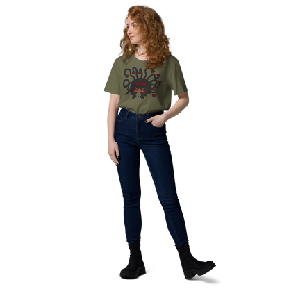 Beholder vs Dwarf - Unisex Organic Cotton T-Shirt