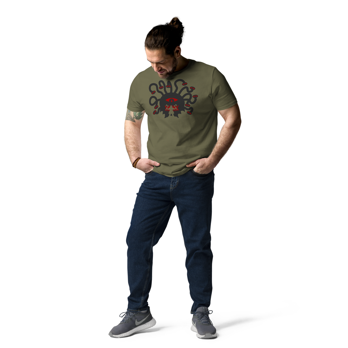Beholder vs Dwarf - Unisex Organic Cotton T-Shirt