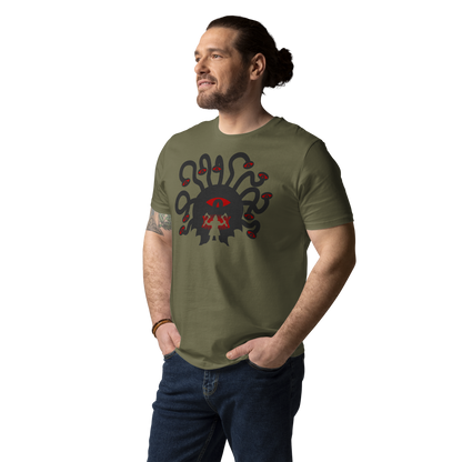 Beholder vs Dwarf - Unisex Organic Cotton T-Shirt