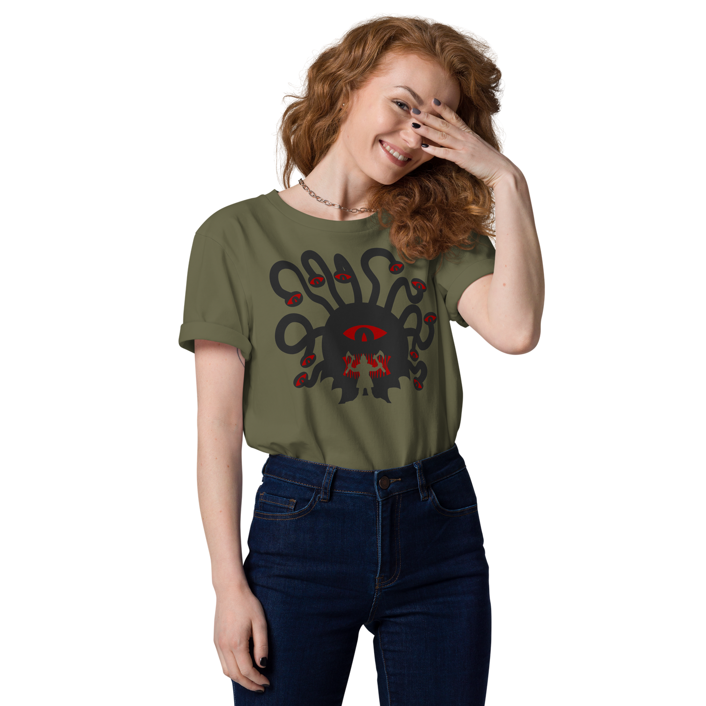 Beholder vs Dwarf - Unisex Organic Cotton T-Shirt