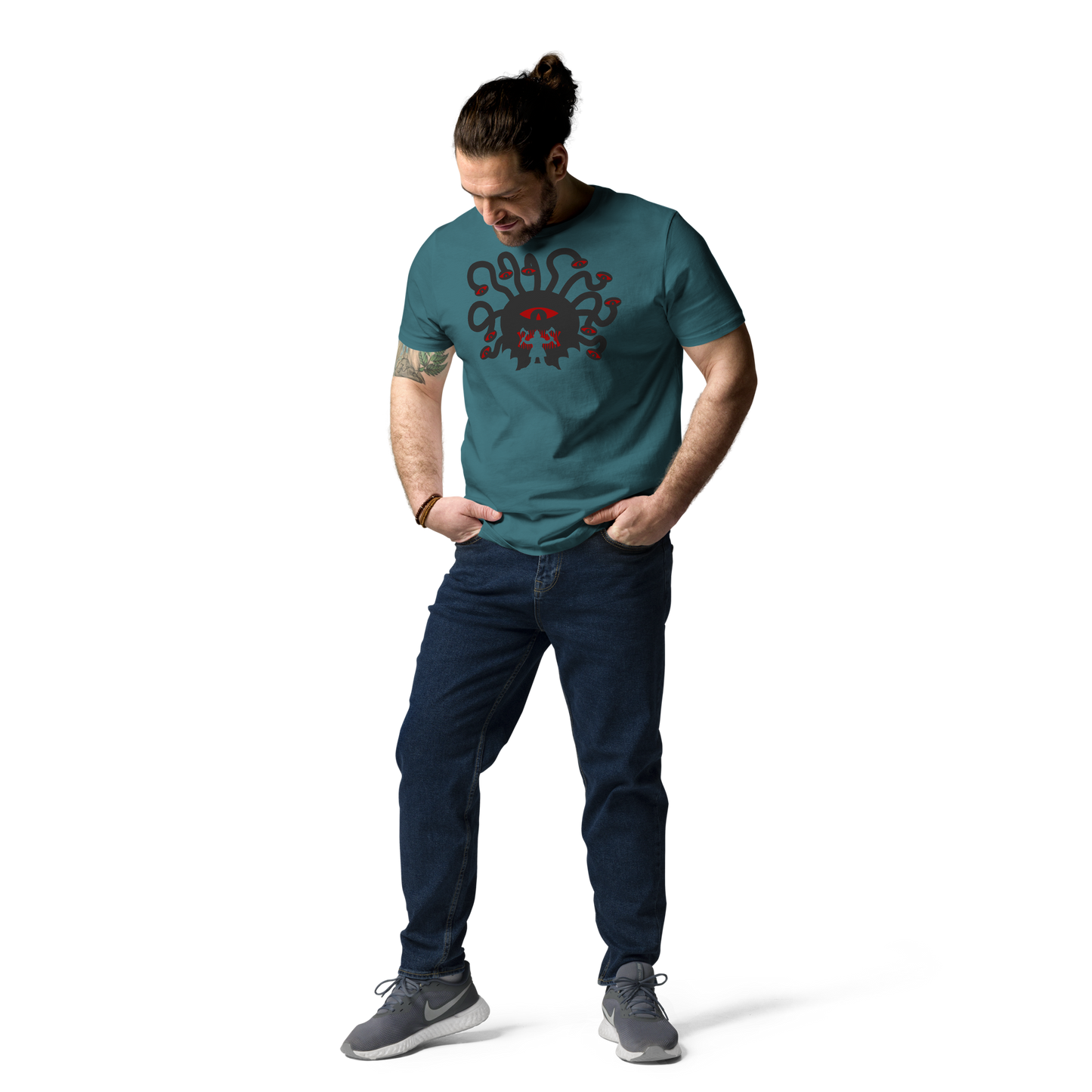 Beholder vs Dwarf - Unisex Organic Cotton T-Shirt
