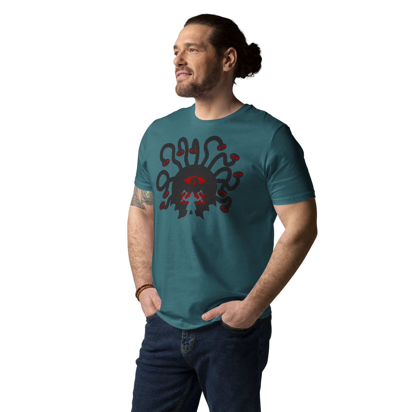 Beholder vs Dwarf - Unisex Organic Cotton T-Shirt