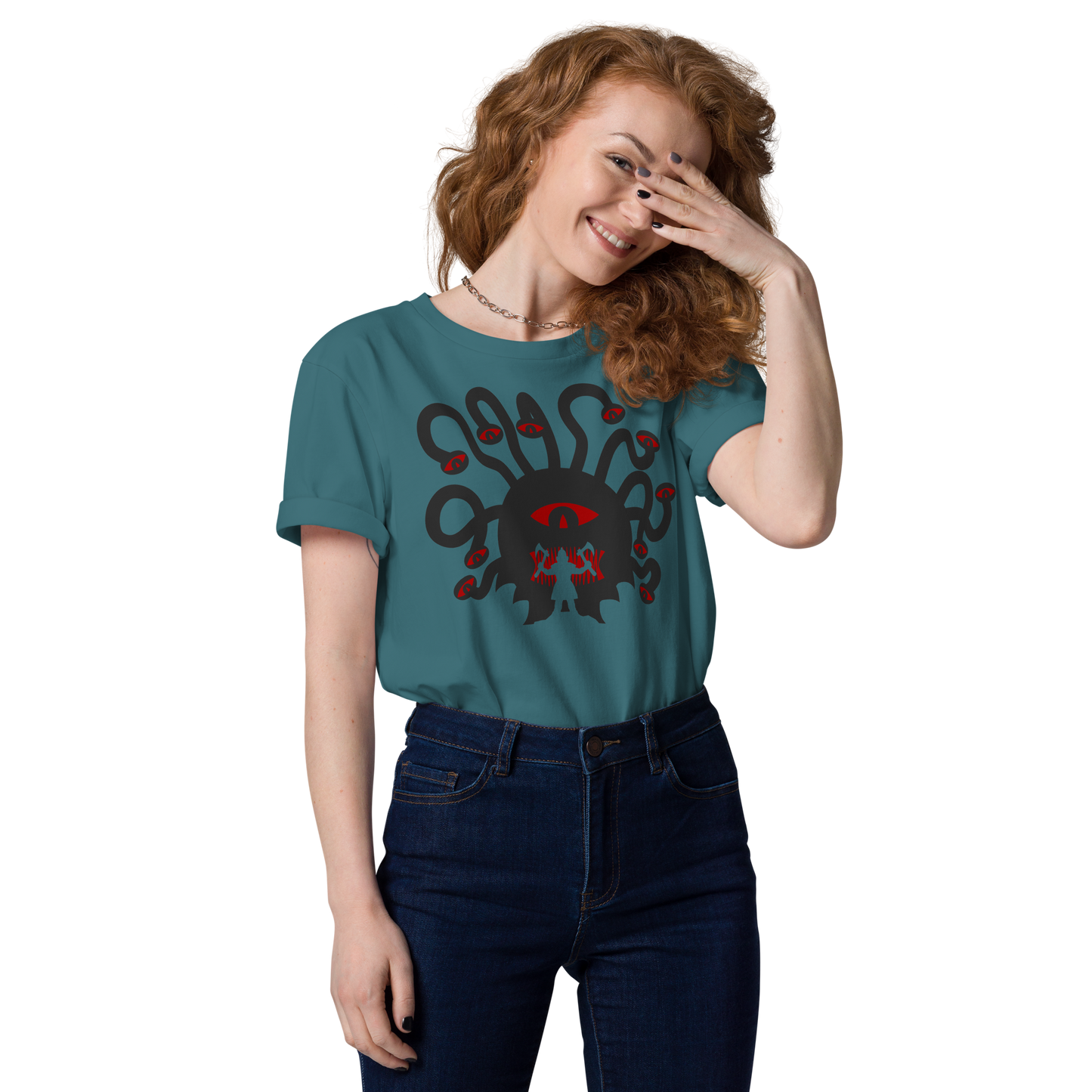 Beholder vs Dwarf - Unisex Organic Cotton T-Shirt