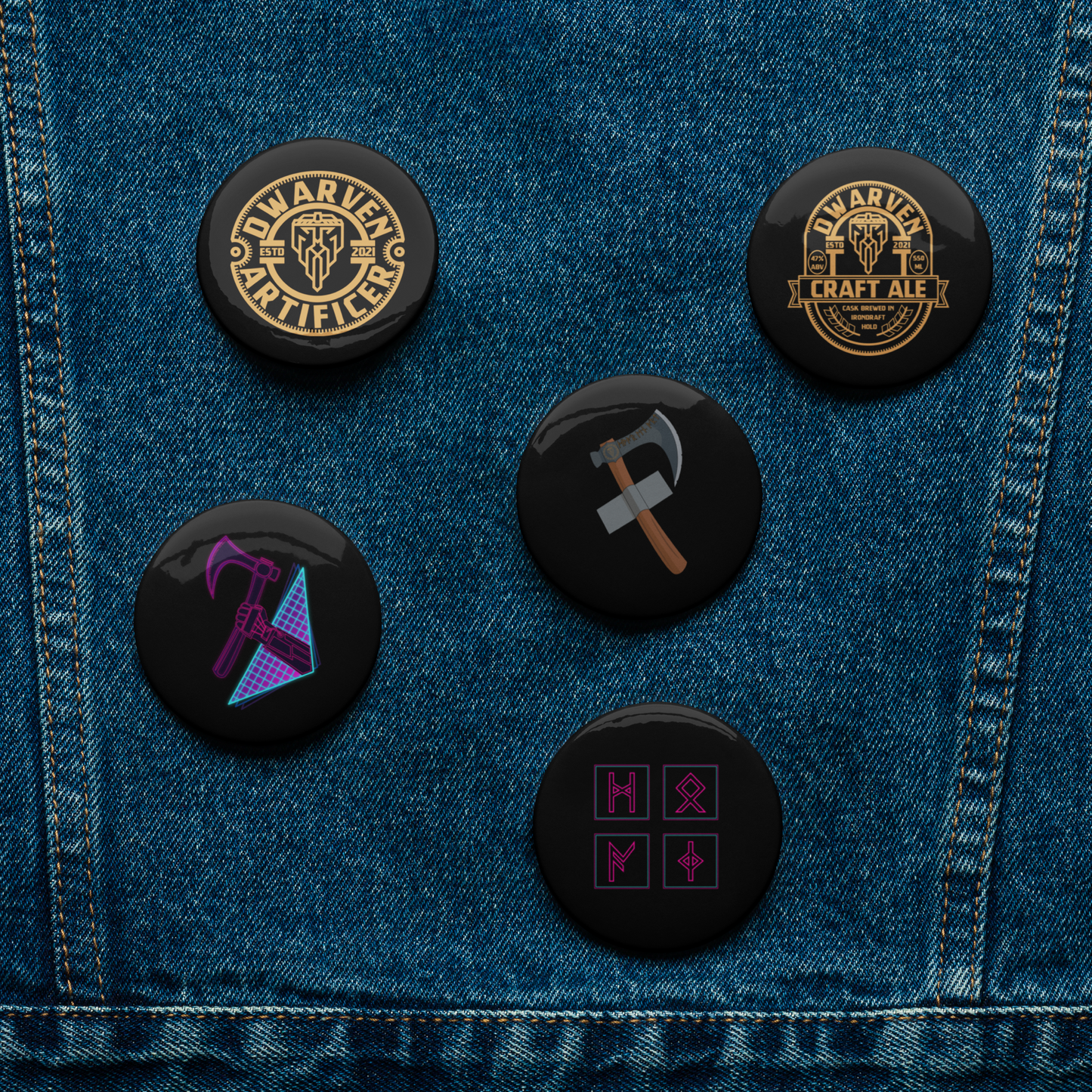 Pin Buttons - Set 1