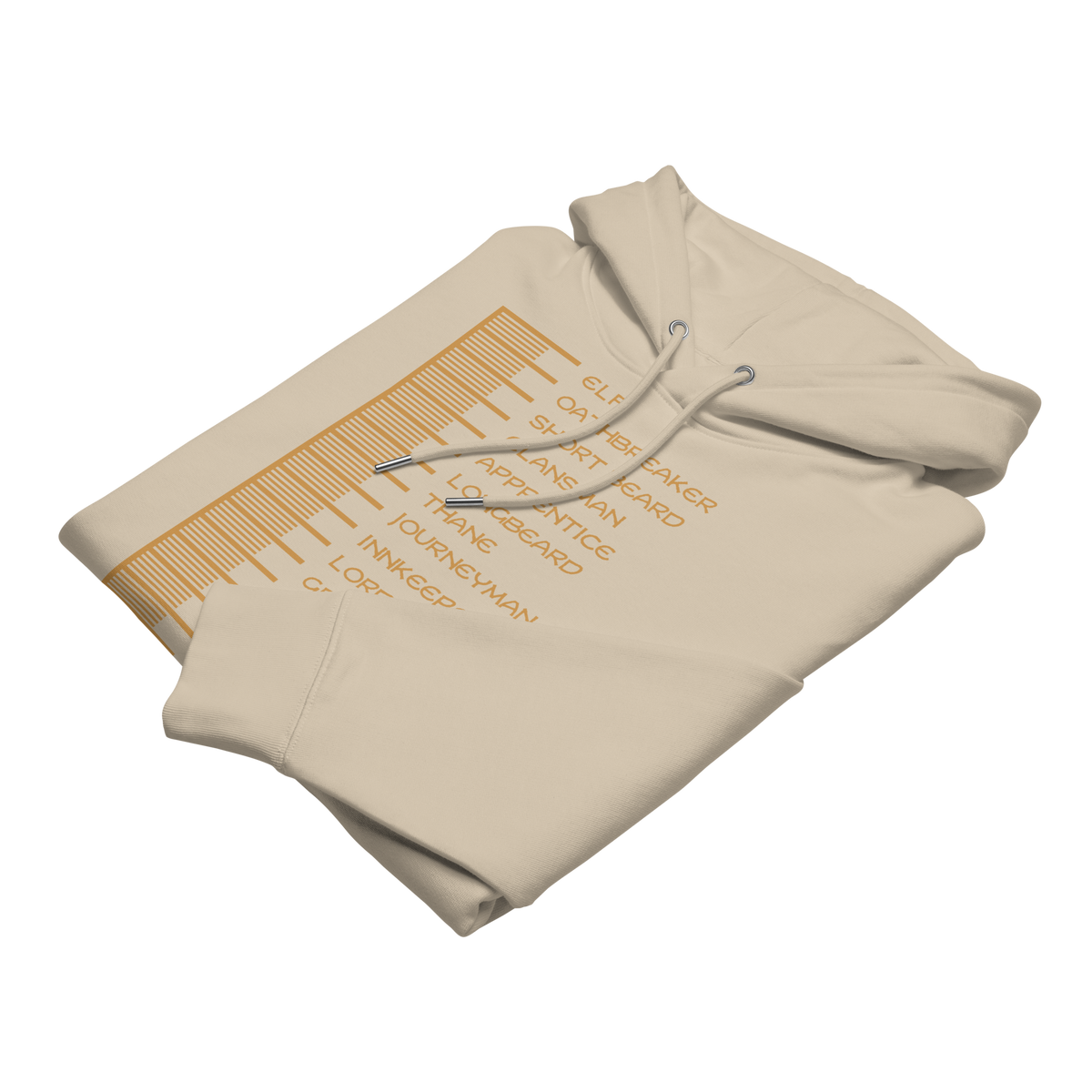 Beard Length Chart - Unisex essential eco hoodie