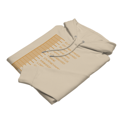 Beard Length Chart - Unisex essential eco hoodie
