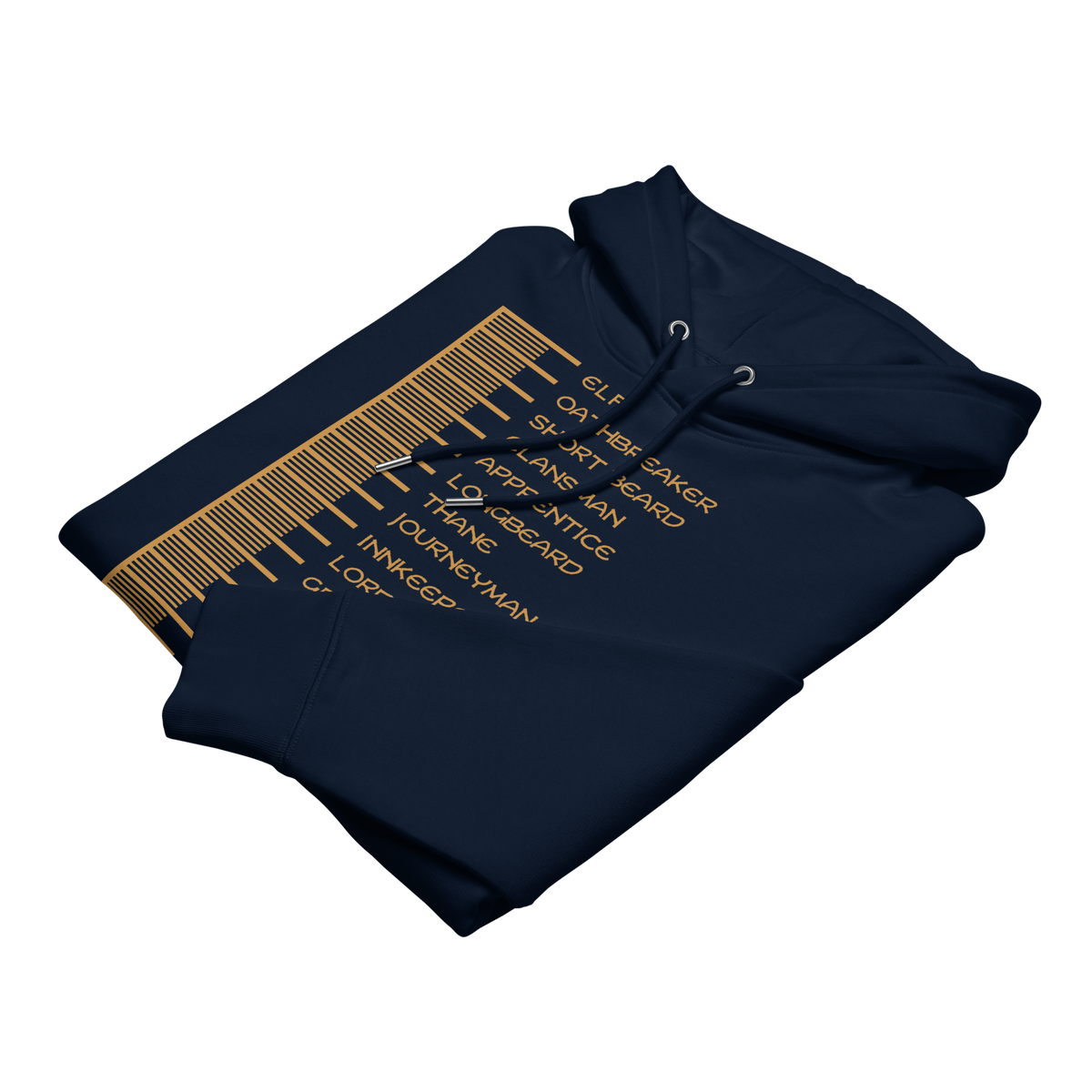 Beard Length Chart - Unisex essential eco hoodie