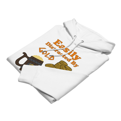 Easily Distracted by Gold and Ale - Unisex essential eco hoodie