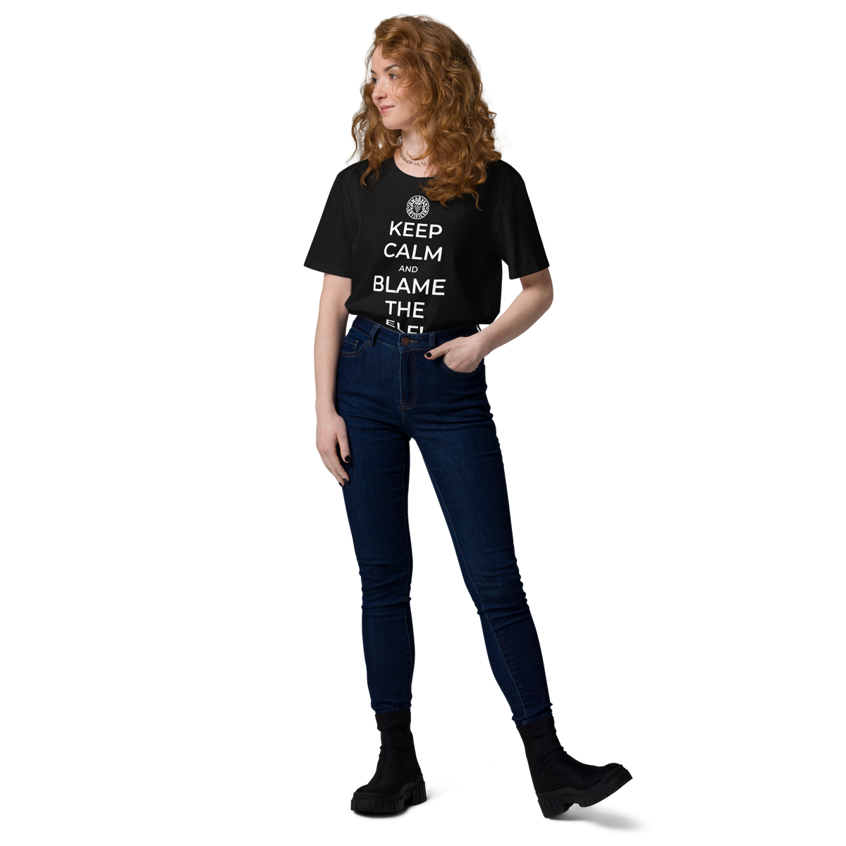 Keep Calm and Blame The Elf - Unisex T-Shirt