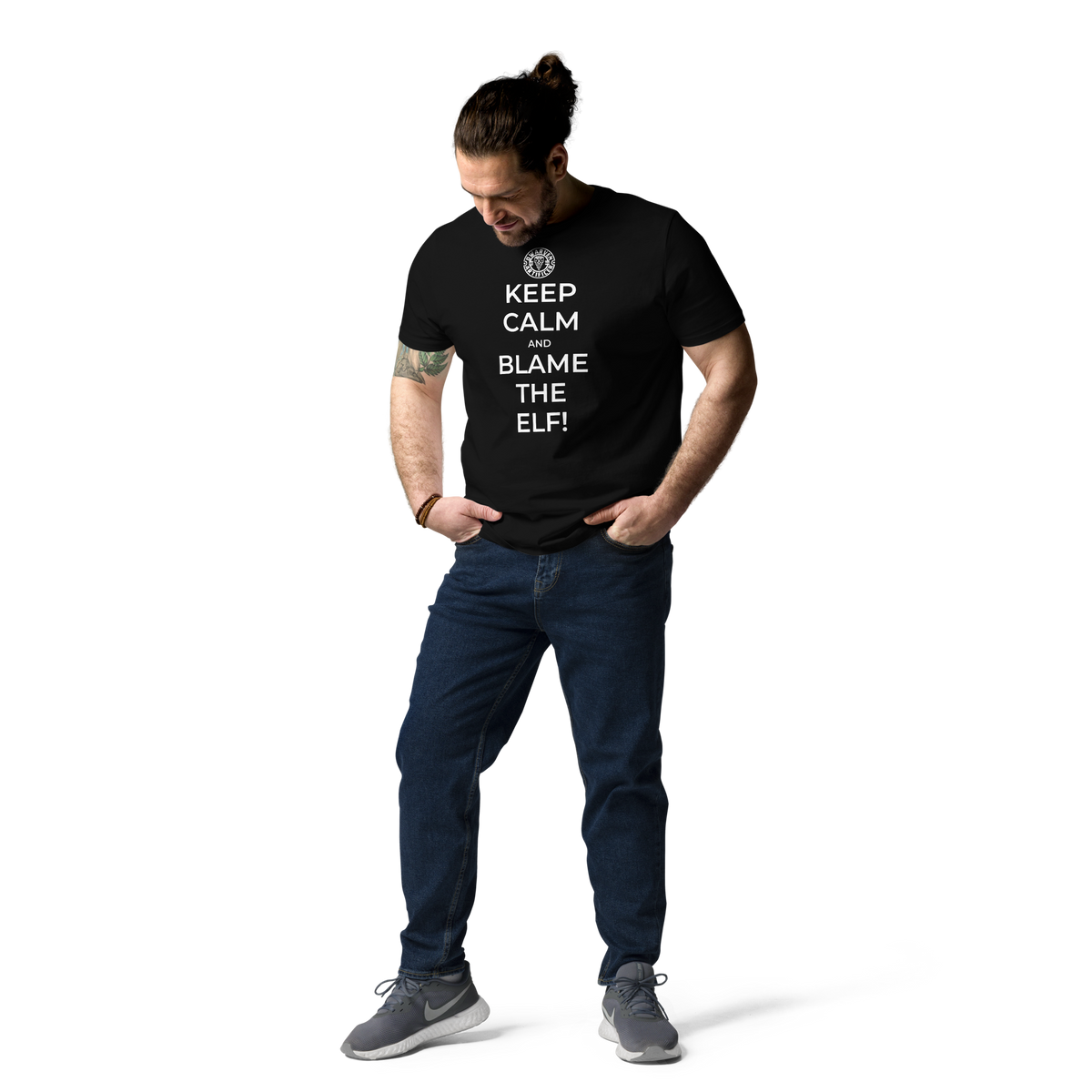 Keep Calm and Blame The Elf - Unisex T-Shirt