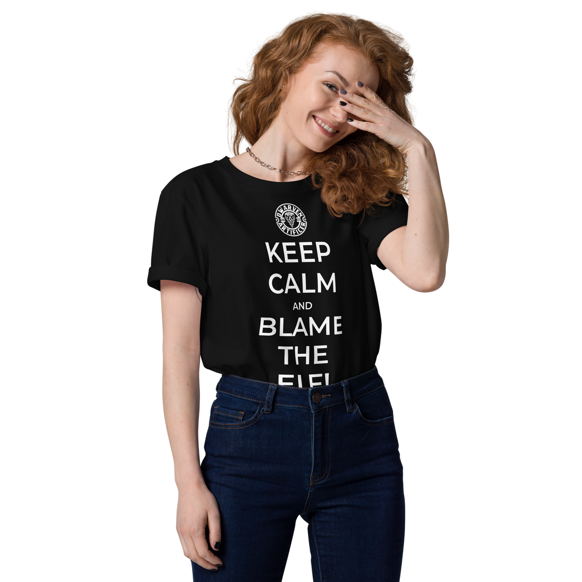 Keep Calm and Blame The Elf - Unisex T-Shirt