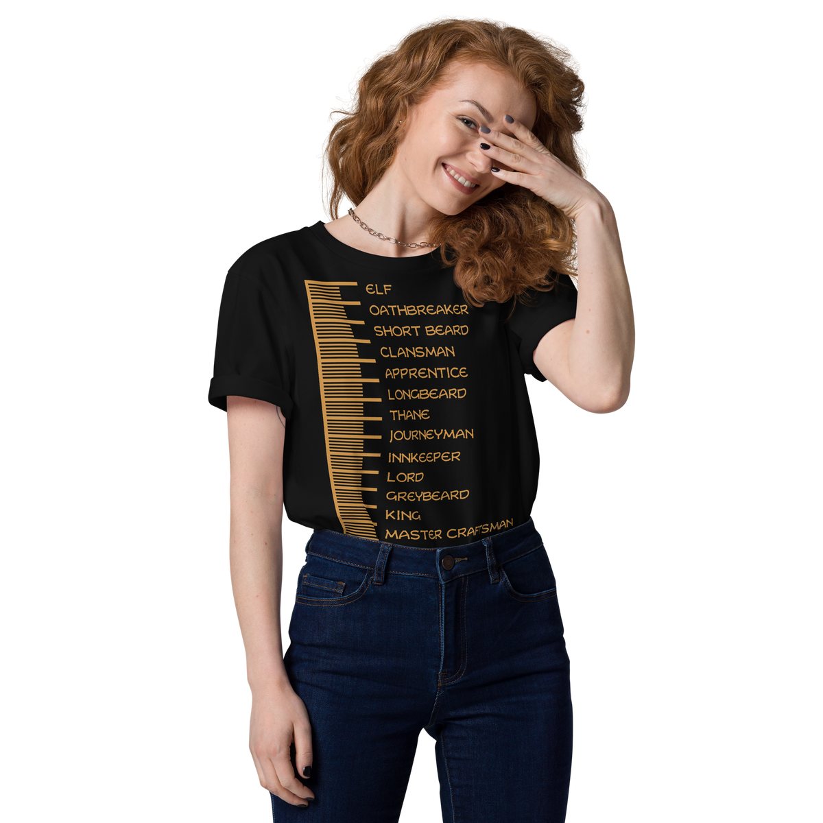 Beard Length Chart - Unisex T-Shirt