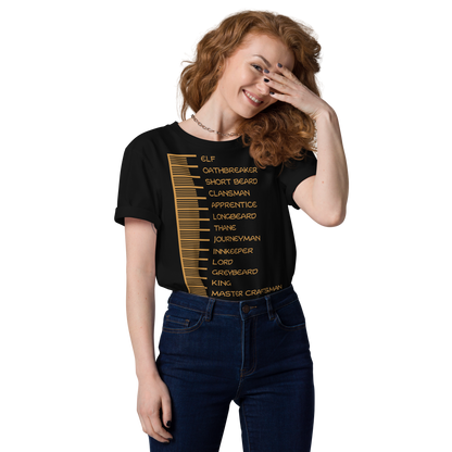 Beard Length Chart - Unisex T-Shirt