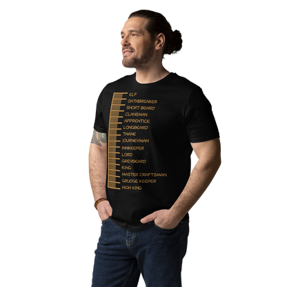 Beard Length Chart - Unisex T-Shirt