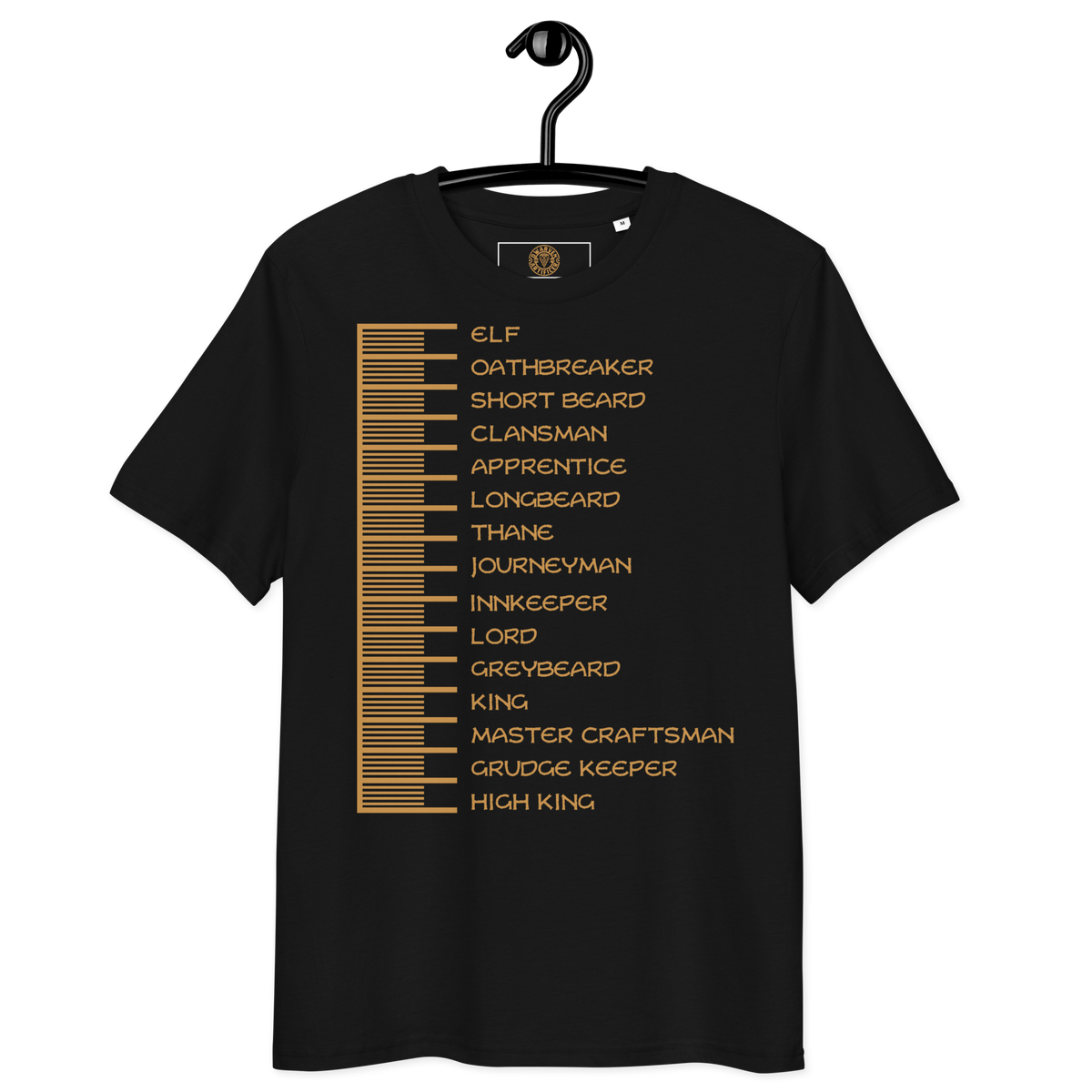 Beard Length Chart - Unisex T-Shirt
