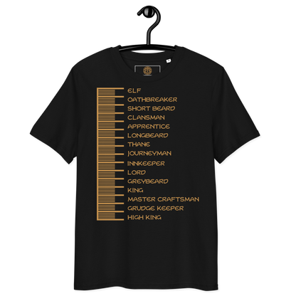 Beard Length Chart - Unisex T-Shirt