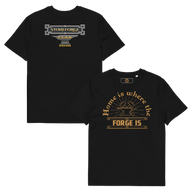 Stoneforge Clan 2026 - Home is where the Forge is - Unisex T-Shirt - Black / S