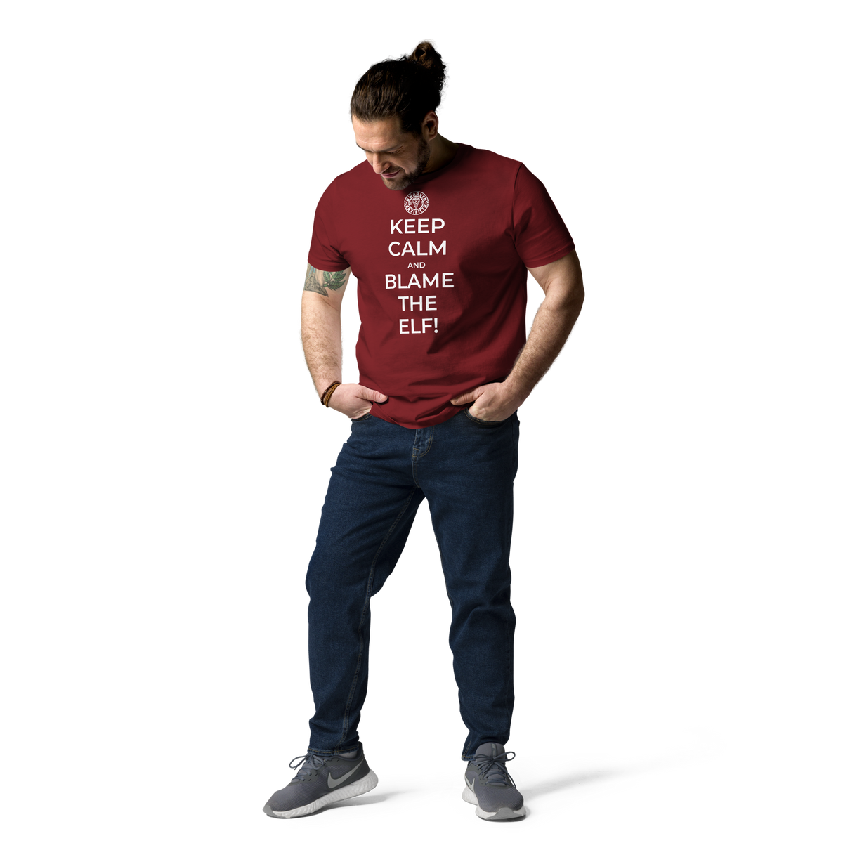 Keep Calm and Blame The Elf - Unisex T-Shirt