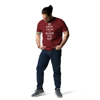 Keep Calm and Blame The Elf - Unisex T-Shirt