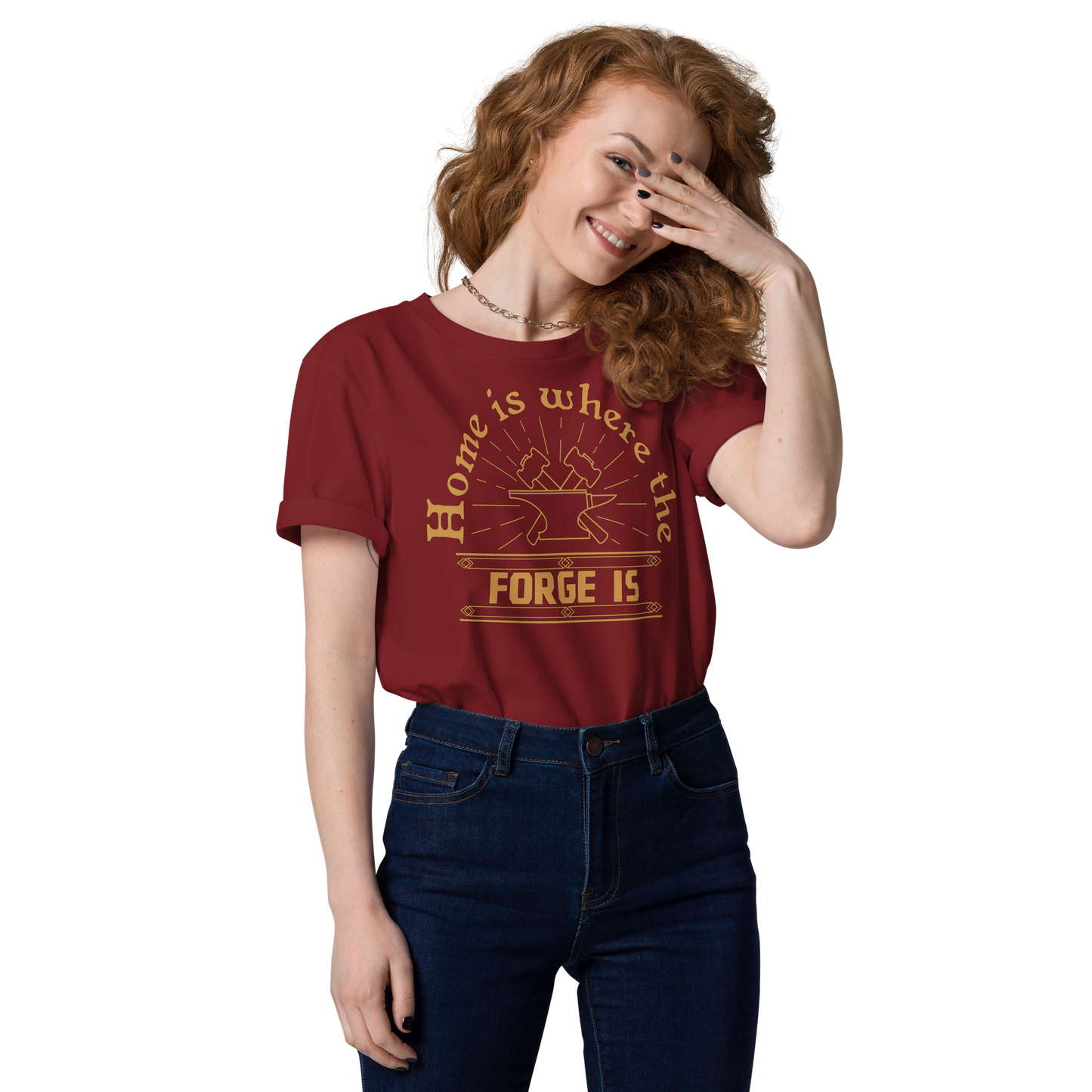 Home is where the Forge is - Unisex Organic Cotton T-Shirt