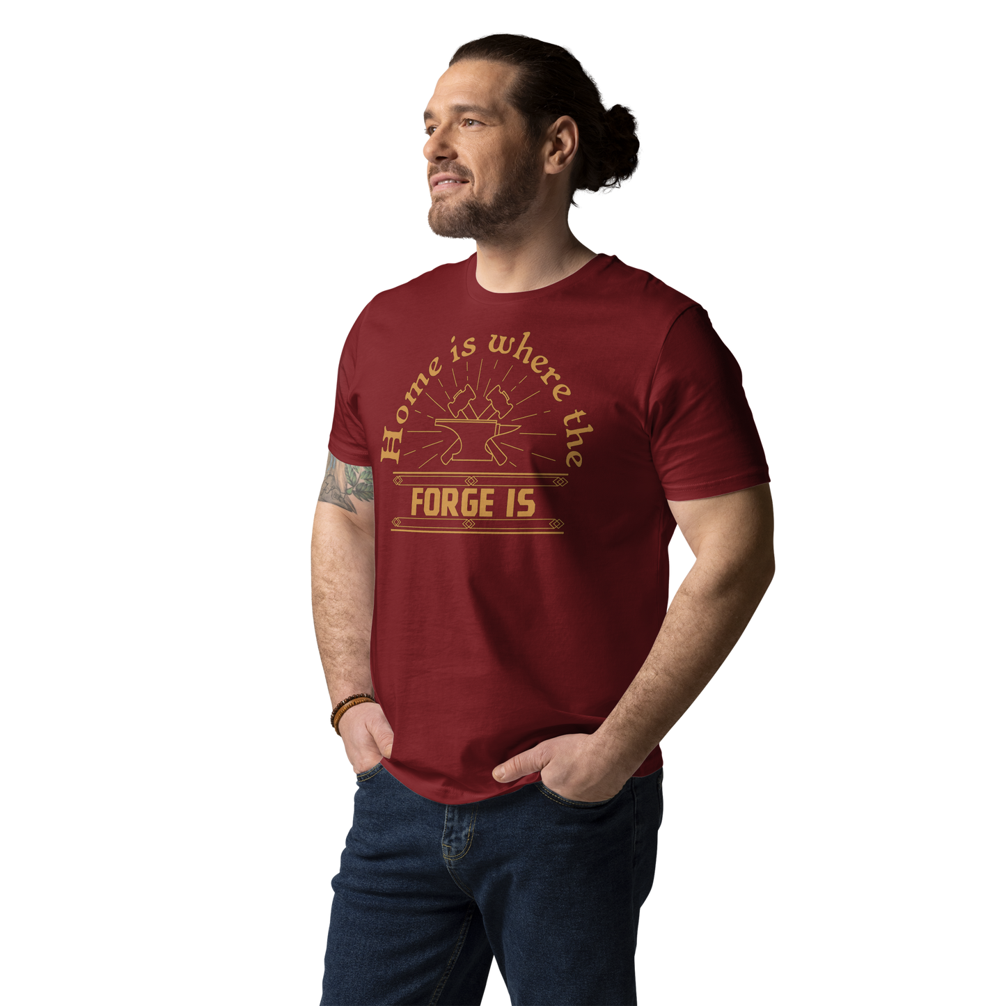 Home is where the Forge is - Unisex Organic Cotton T-Shirt