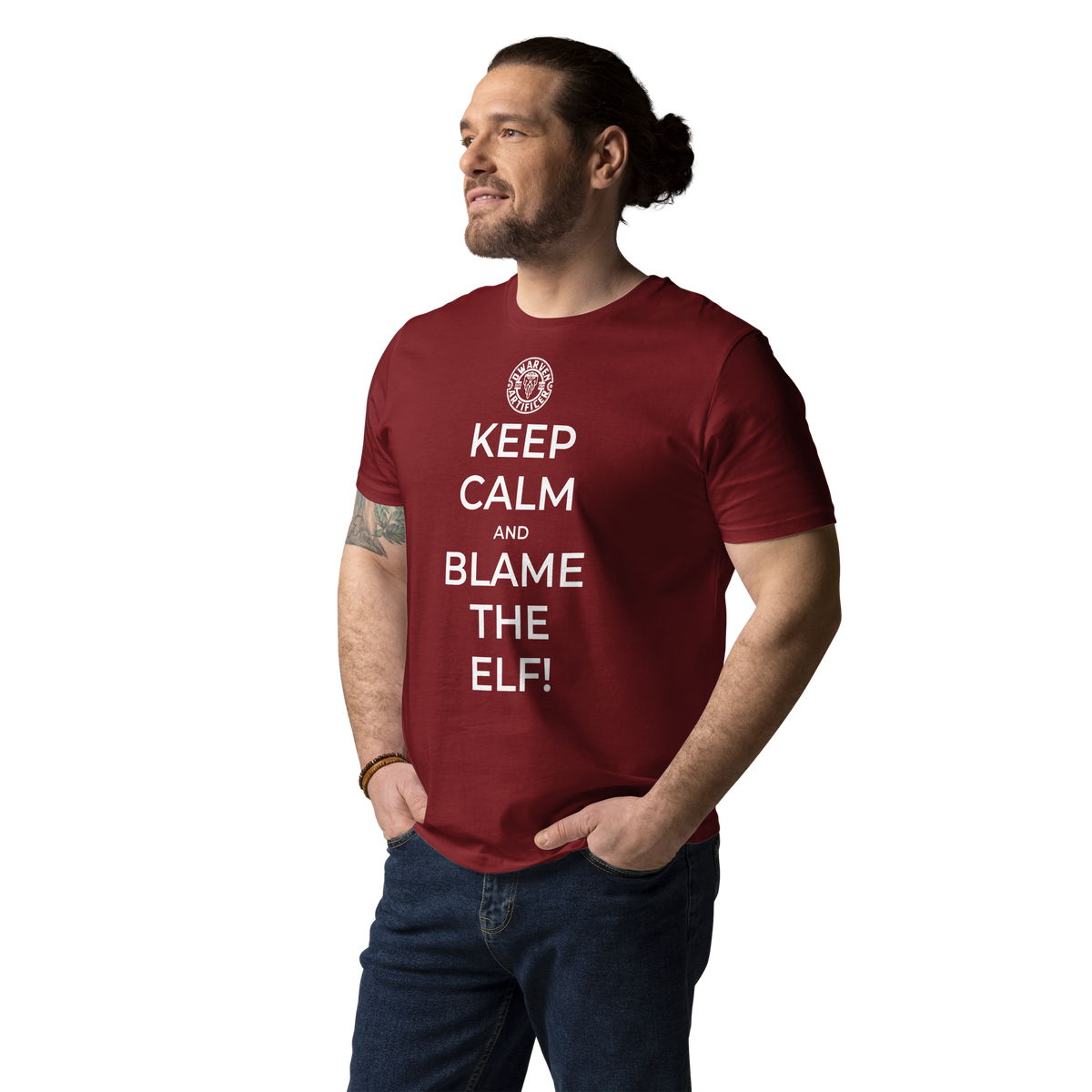 Keep Calm and Blame The Elf - Unisex T-Shirt