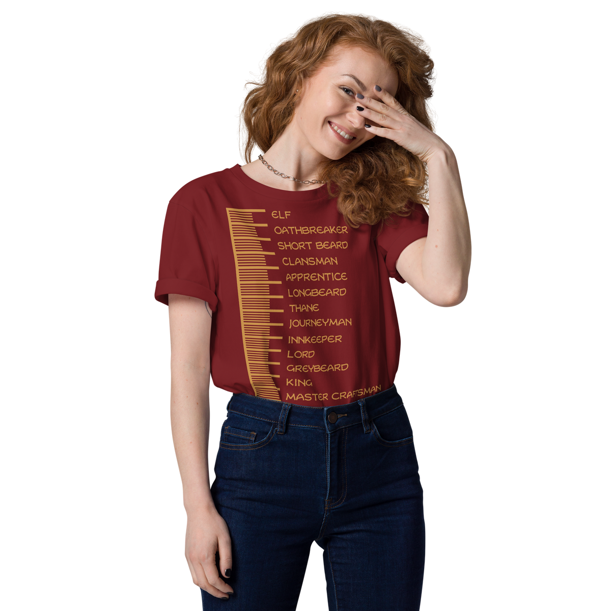 Beard Length Chart - Unisex T-Shirt