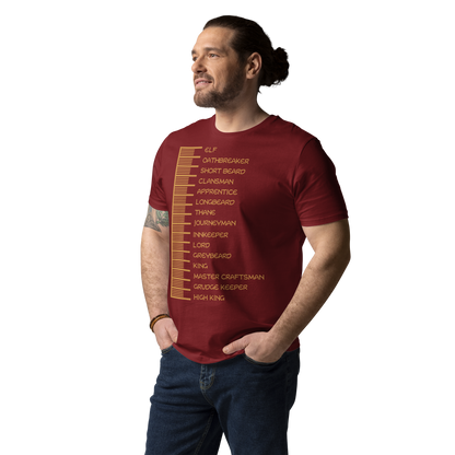 Beard Length Chart - Unisex T-Shirt