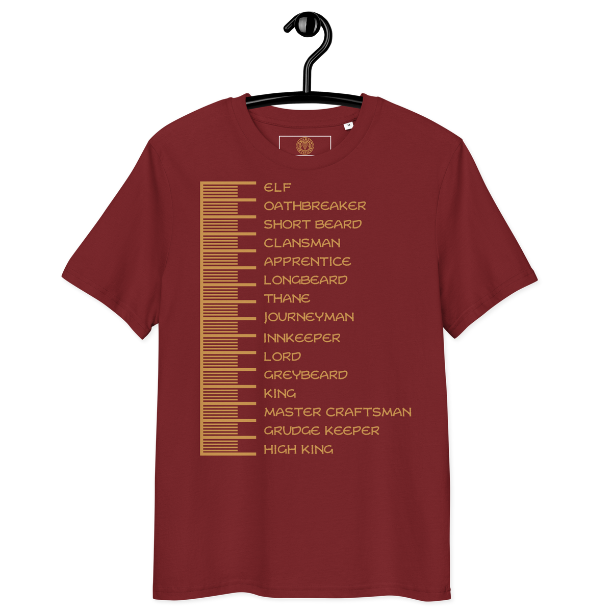 Beard Length Chart - Unisex T-Shirt