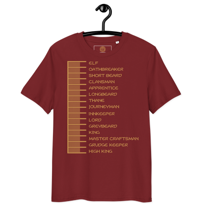 Beard Length Chart - Unisex T-Shirt