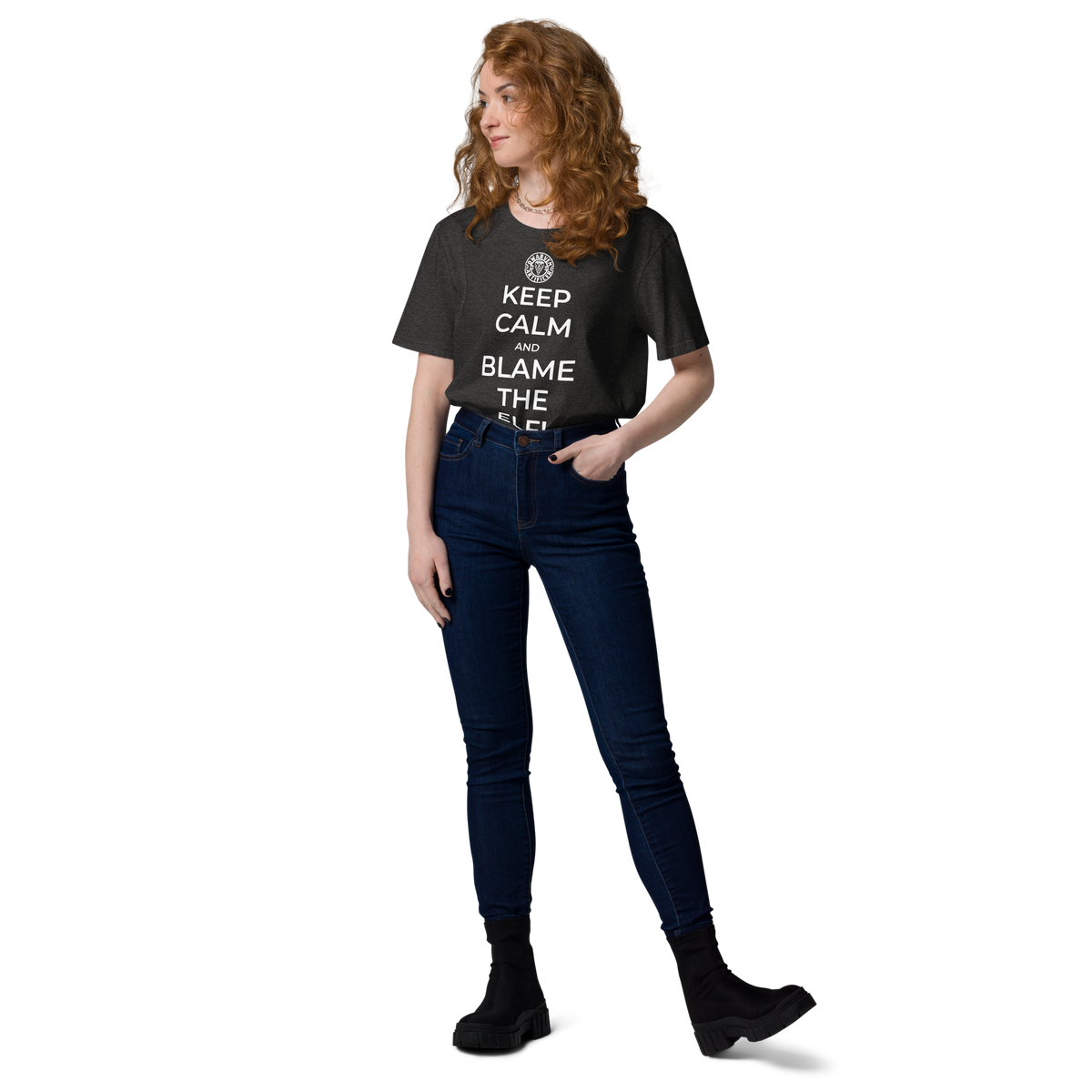 Keep Calm and Blame The Elf - Unisex T-Shirt