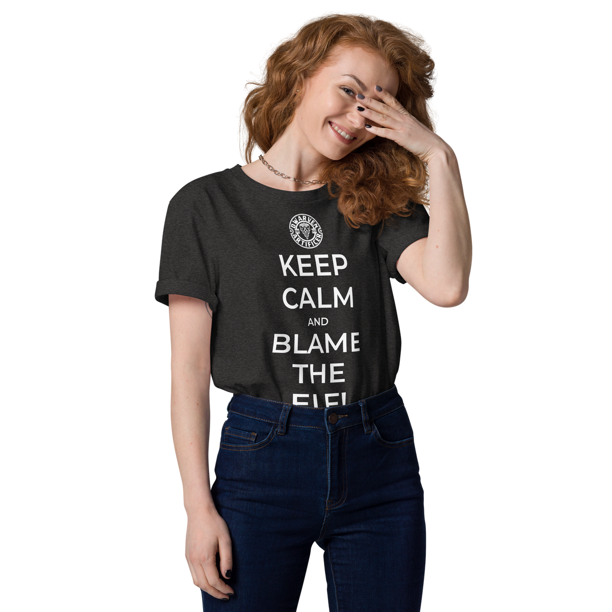 Keep Calm and Blame The Elf - Unisex T-Shirt