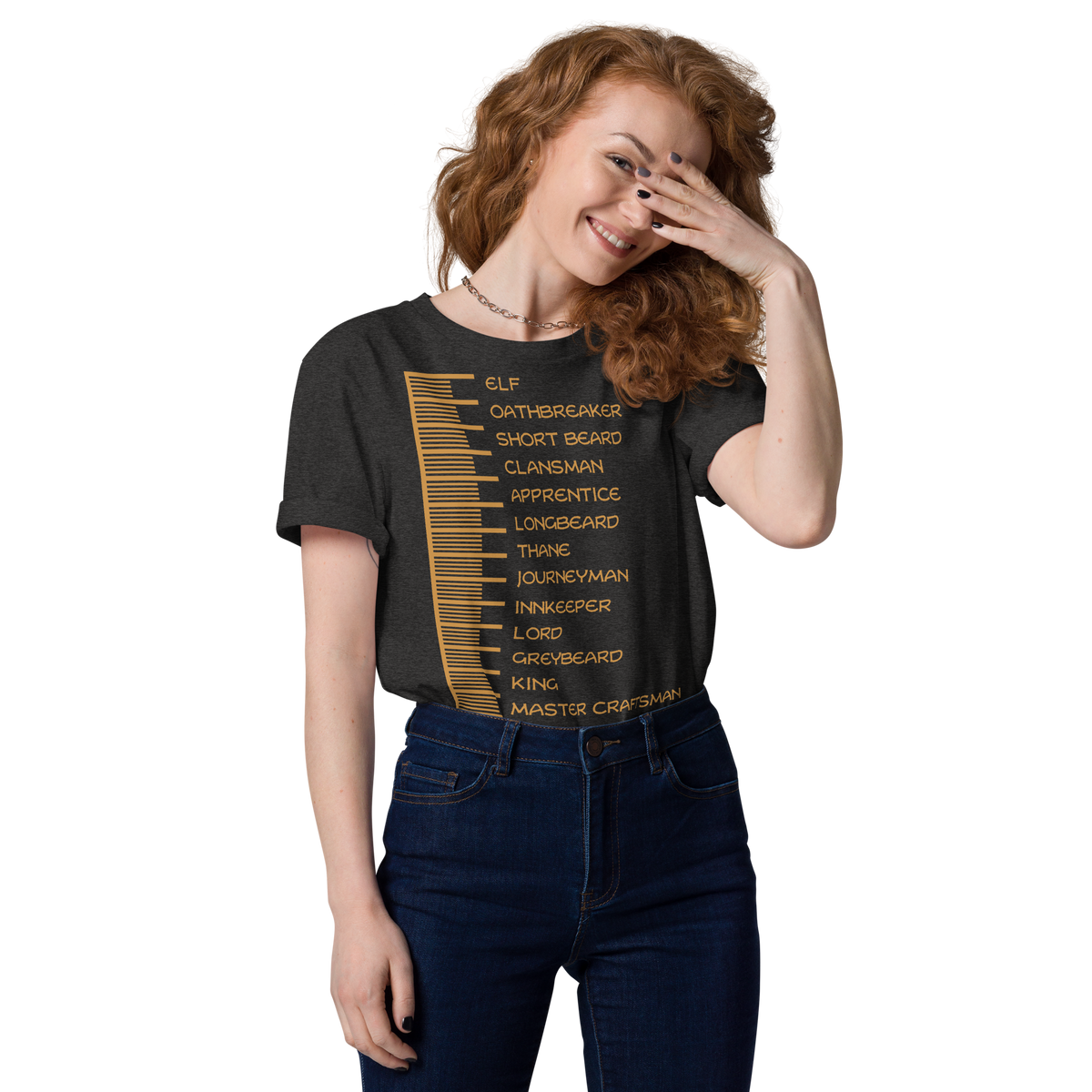 Beard Length Chart - Unisex T-Shirt