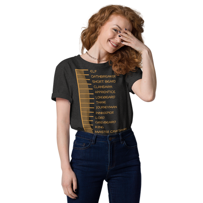 Beard Length Chart - Unisex T-Shirt
