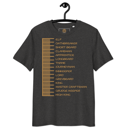 Beard Length Chart - Unisex T-Shirt