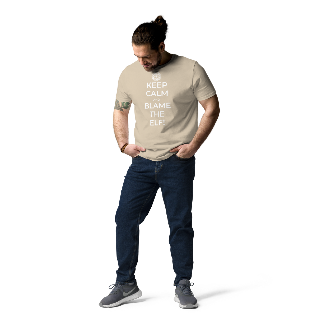 Keep Calm and Blame The Elf - Unisex T-Shirt