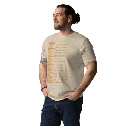 Beard Length Chart - Unisex T-Shirt
