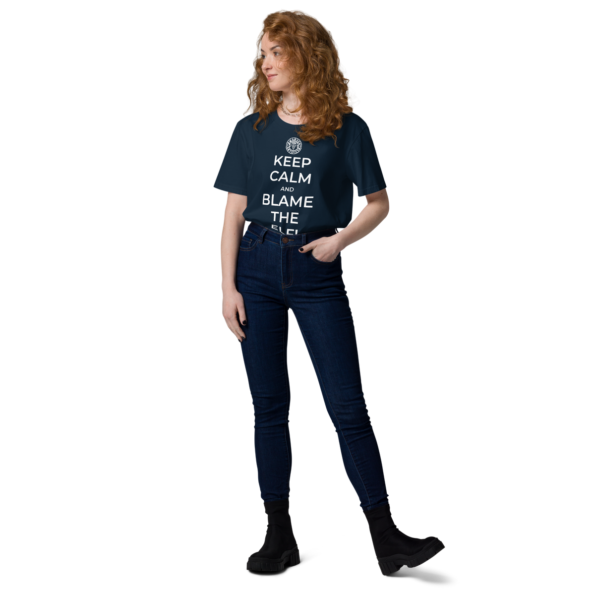 Keep Calm and Blame The Elf - Unisex T-Shirt