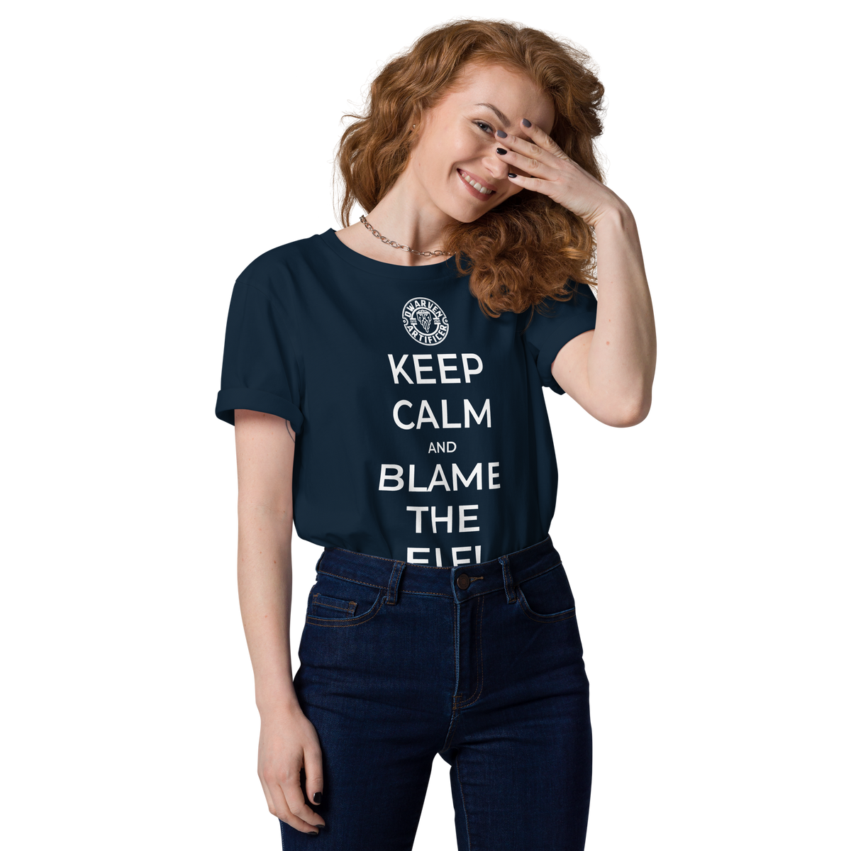 Keep Calm and Blame The Elf - Unisex T-Shirt