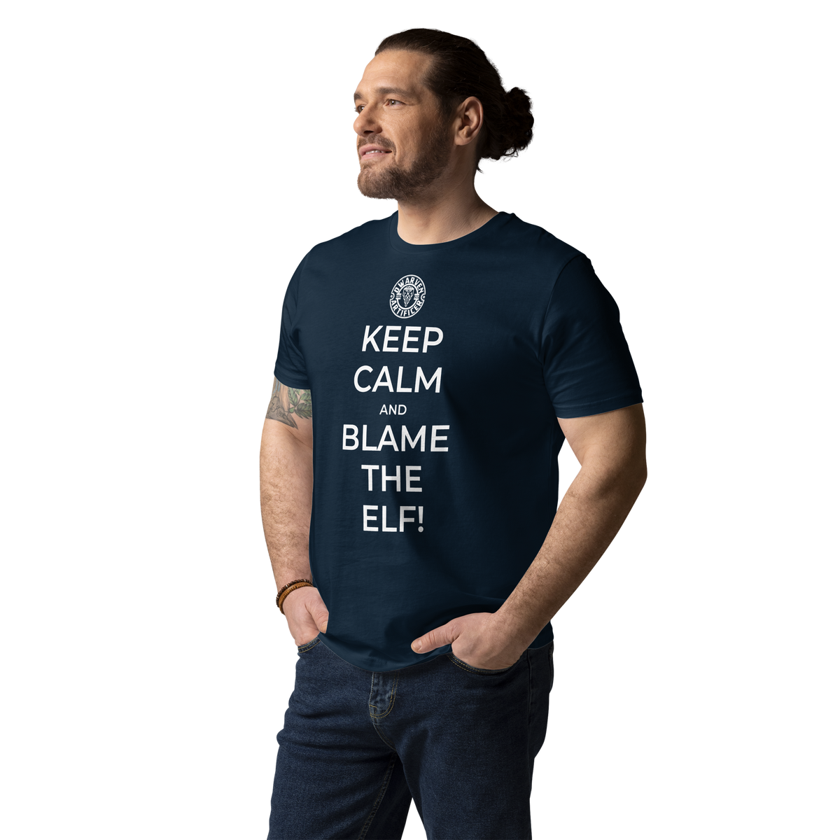 Keep Calm and Blame The Elf - Unisex T-Shirt